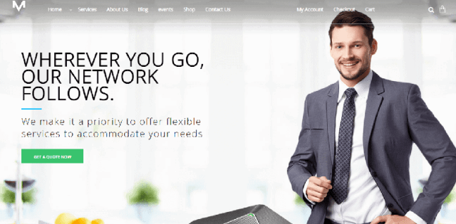 VOIP telecom wordpress theme