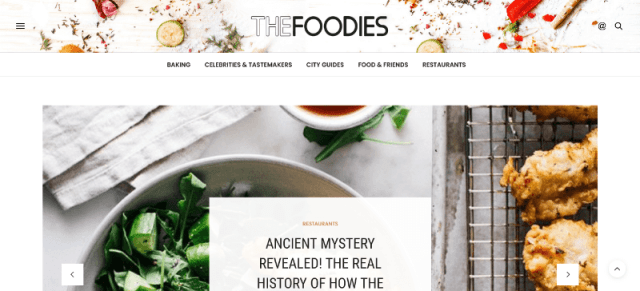 The Voux a WP food blogging template