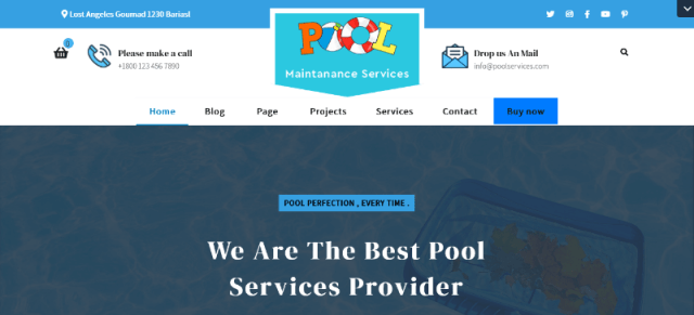 Pool Services Lite ( WordPress.Org )