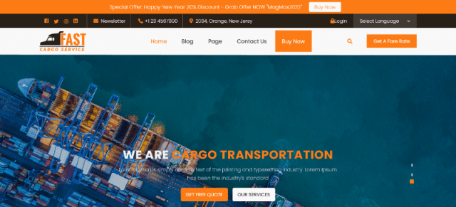 GlobeFarer: The Ultimate Freight Management Template