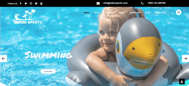 Water Sports Club ( WordPress.Org )