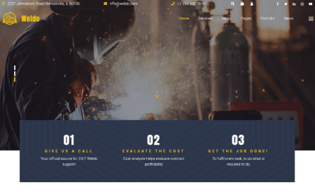 metal WordPress theme