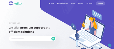 knowledge base wiki theme