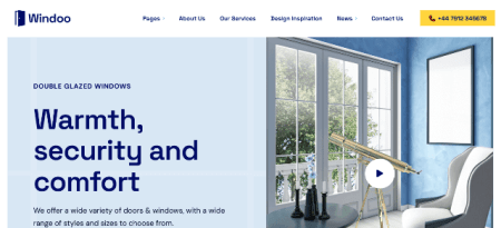 windows and doors WordPress theme