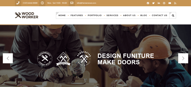 WoodWorker: A Stunning Woodworker Website Template