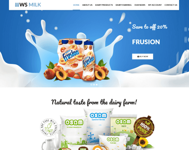 WS Milk By Ltheme