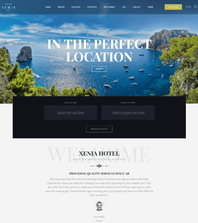 Hotel Xenia By Plethora Themes