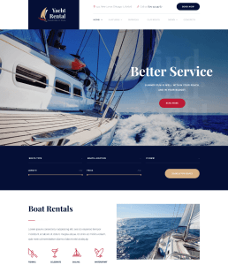 boating WordPress themes