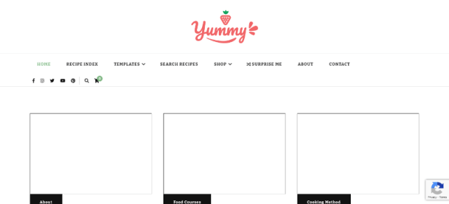Yummy Recipe: A Free Fast-Food WordPress Design