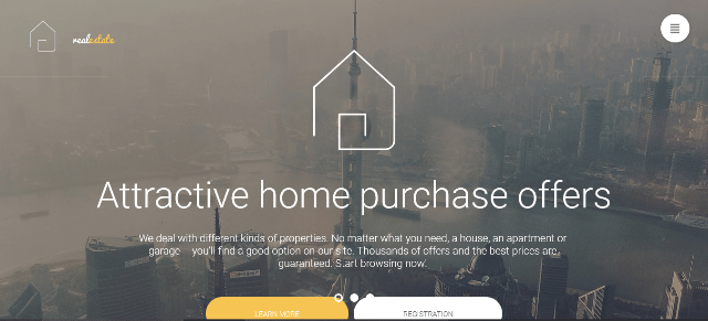 a Rock Solid Real estate Agency WordPress Theme